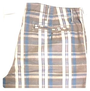 Men's Plaid Cargo Shorts